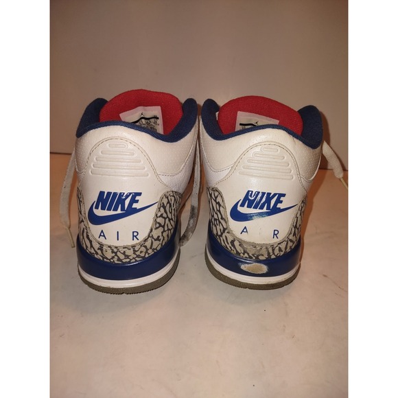 Nike Air Jordan 3 Retro Sport Sneakers Shoes Size 6Y Boys Blue 854261-106 2016 - Picture 4 of 8
